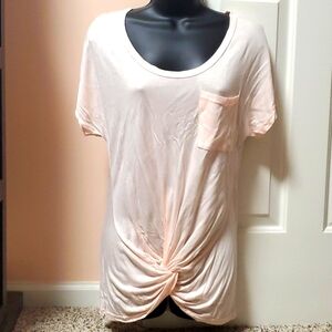 VENUS Scoop Neck Twist Front Top NWT